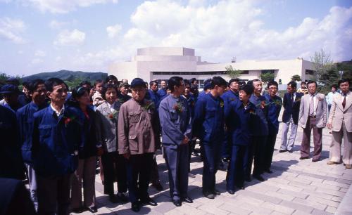 피랍 중공기 탑승객 서울대학교 방문 이미지