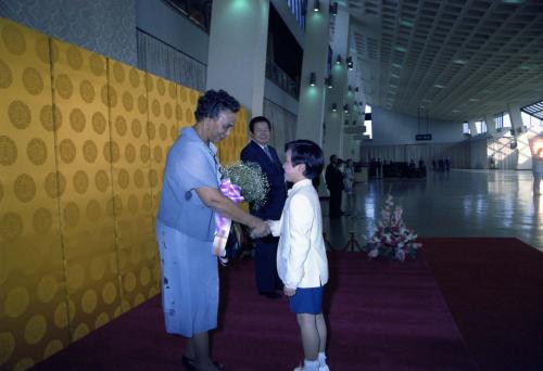 김상협 국무총리 찰스 도미니카공화국 수상 환영식 이미지