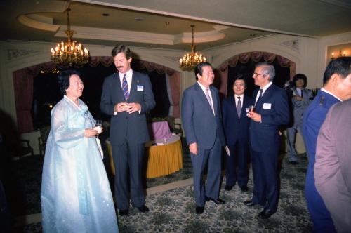 김상협 국무총리 찰스 도미니카공화국 수상 환영 만찬 이미지