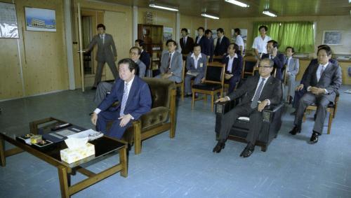 김상협 국무총리 88 올림픽경기장 건설공사현장 시찰 이미지