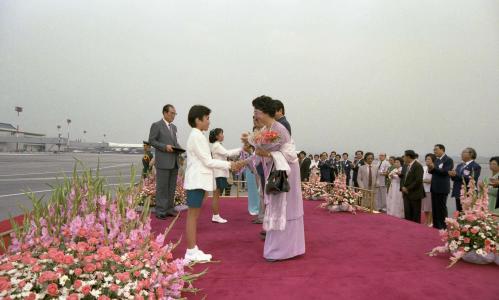 김상협 국무총리 말레이시아 수상 환영식 참석 이미지