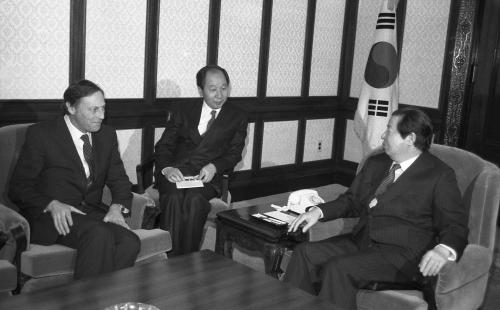김상협 국무총리 중국통신기술학회(CATT) 사무국장 접견 이미지