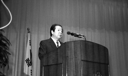김상협 국무총리 부산시 안보보고회 참석 이미지