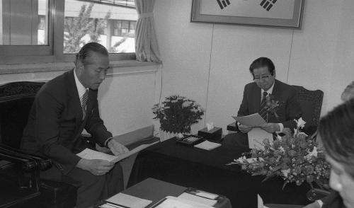 김상협 국무총리 전라남도 안보보고회 참석 이미지