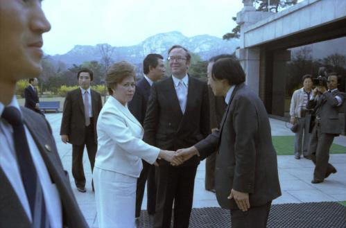 벨기에 수상 국립중앙박물관 관람 이미지