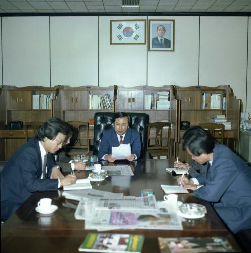 황선필 대변인 몰디브 대통령 방한 발표 이미지
