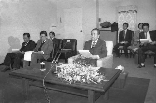 신병현 국무총리 권한대행 울산시청 순시 이미지