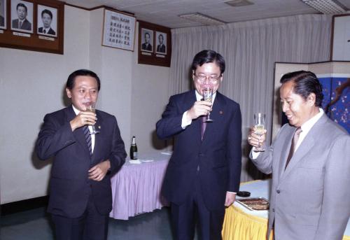 이원홍 문화공보부 장관 인도네시아 공보성장관 접견, 양해각서 조인식 이미지