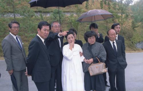 노신영 국무총리 빙모상 삼우제 이미지