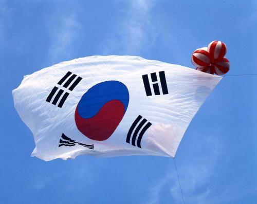 태극기 및 올림픽기 이미지