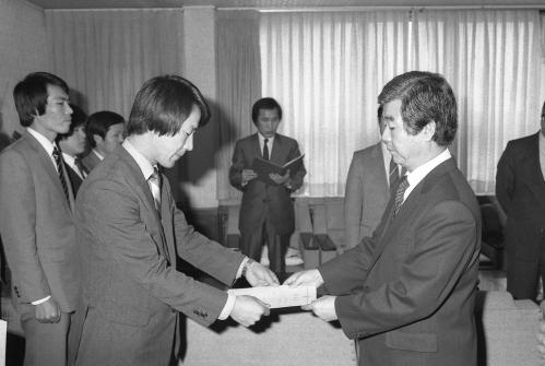 박현태 문화공보부 차관 7급, 8급 임명장 수여식 이미지
