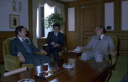 노신영 국무총리 우루과이 하원의장 접견 이미지