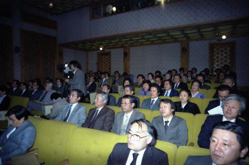 이원홍 문화공보부장관 아시아경기대회 문화예술추진회의(제1차) 이미지