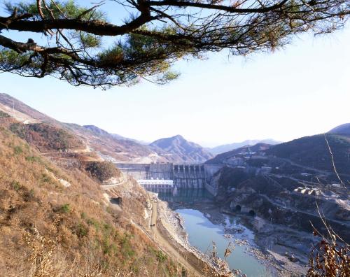 충주댐 촬영 이미지