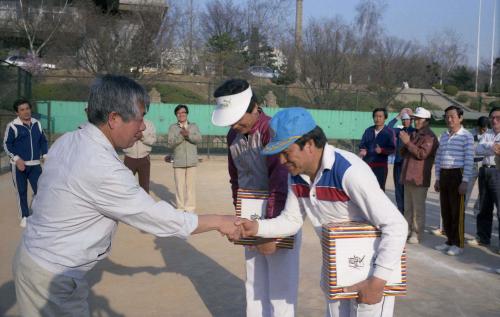 문화공보부 장관배 쟁탈 직원 테니스대회 이미지
