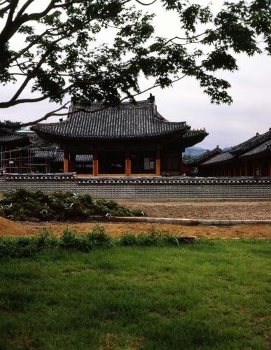 새로복원된 창경궁, 문정전 전경스케치 이미지