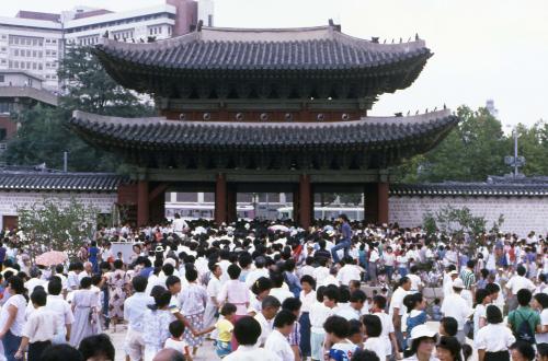 창경궁 중건기념 경축행사(어가행렬) 이미지