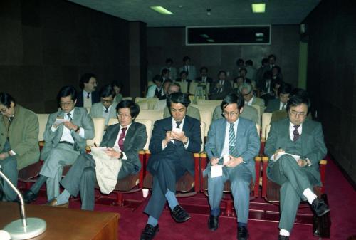 최창윤 문화공보부 차관 외신기자 간담회 이미지