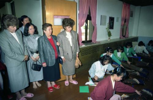 터키 대통령 자문위원 부인 국악고등학교 방문 이미지