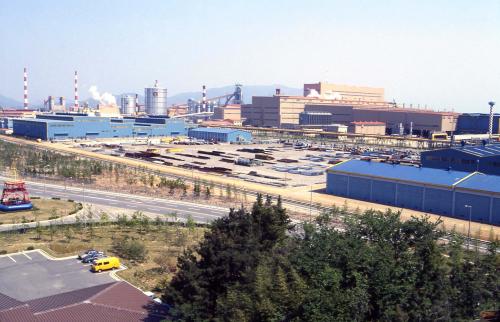 전남 광양제철소 전경(1호기 준공) 이미지