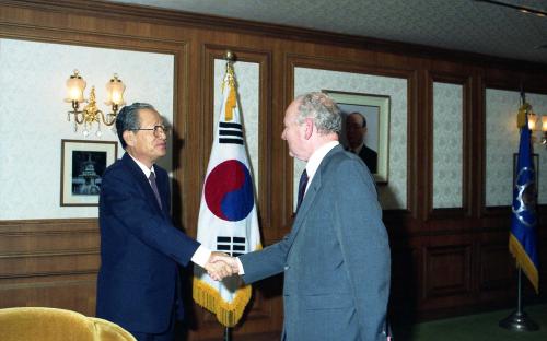 이한기 국무총리서리 미국 시거 차관보 접견 이미지