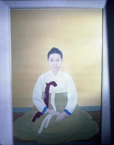 신사임당 영정 이미지