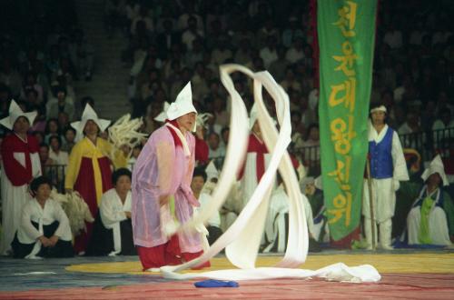 제28회 전국민속예술경연대회(무대: 제주도 어물놀이) 이미지