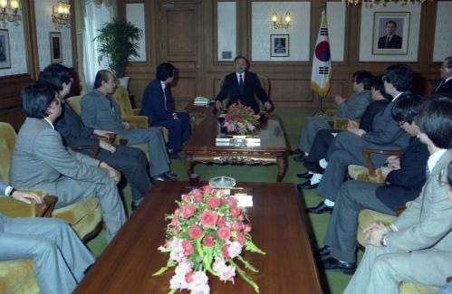 이현재 국무총리 서리 출입기자단 간담회 이미지