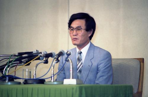 북한 탈출 귀순자 김정민씨 기자회견 이미지