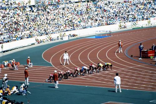 88 서울올림픽대회(육상 / 100m 결승) 이미지