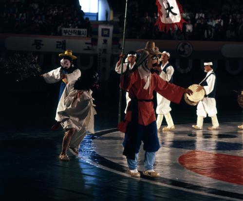 제29회 전국민속예술경연대회(민속극) 자인 팔광대(경상북도) 이미지