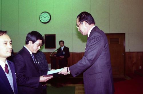 1989년 청와대 비서실 시무식 이미지
