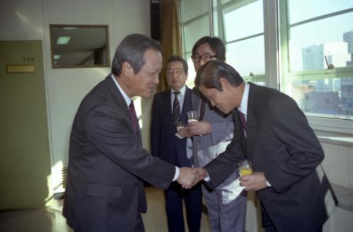 최병렬 문화공보부 장관 1989년 문화공보부 시무식 및 신년인사회 이미지