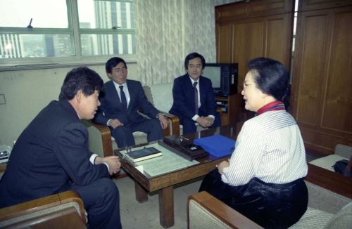 문화재 관리국장 인간문화재 감사패 증정식 이미지