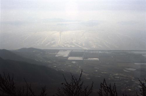 강화도 마니산에서 본 갯벌 이미지