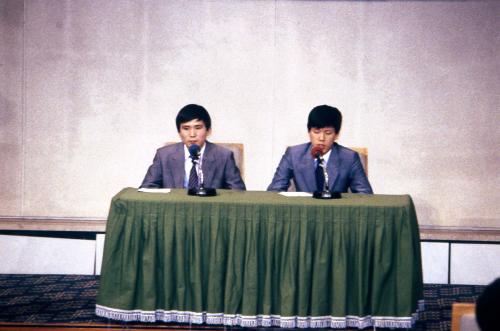 귀순 북한 유학생 조승군, 김은철 기자회견 이미지