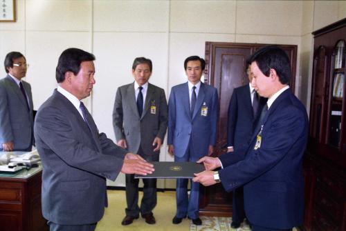 총무수석 안동범 사무관 임명장 수여식 이미지