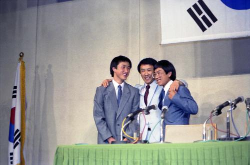 북한, 폴란드 귀순 유학생 김운학, 동영준 기자회견 이미지