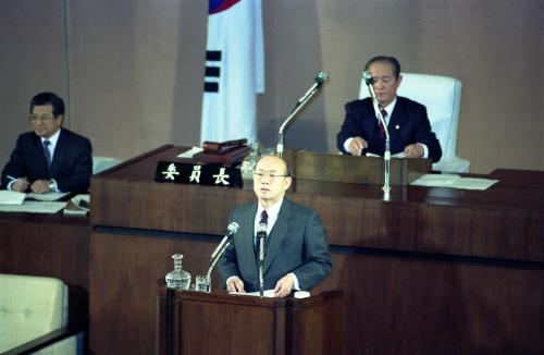 전두환 전 대통령 5공 비리 및 광주문제 국회 증언 이미지