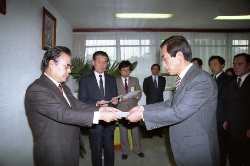이어령 문화부 장관 직원 임명장 수여식 이미지