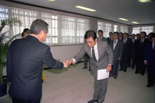 최병렬 공보처 장관 임명장 수여식(4급이상) 이미지