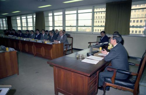 강용식 공보처 차관 각 부처 대변인회의 주재 이미지