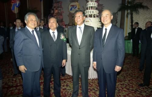 강영훈 국무총리 조선일보 창간 70주년 기념 리셉션 참석 이미지