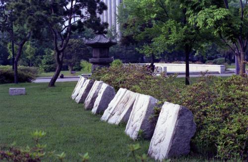 경복궁, 박물관과 꽃 이미지