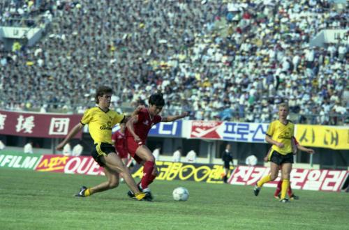 축구(한국대표 선발과 독일 도르트문트팀 평가전) 이미지