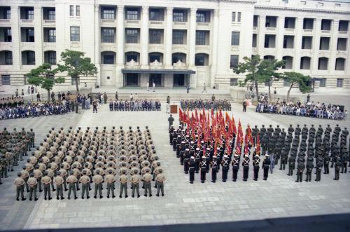 9ㆍ28 서울수복 기념 중앙청 국기 게양식 이미지