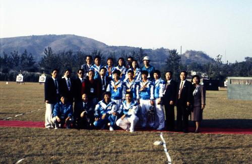 베이징아시아경기대회 양궁 남ㆍ여 개인, 단체 우승 시상식 이미지