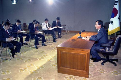 이수정 청와대 공보수석 브리핑 이미지