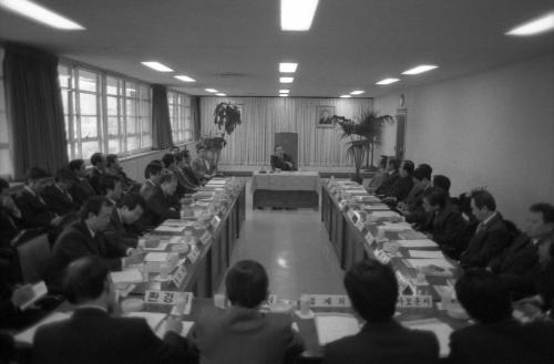 최병렬 공보처 장관 각 부처 대변인 회의 주재 이미지