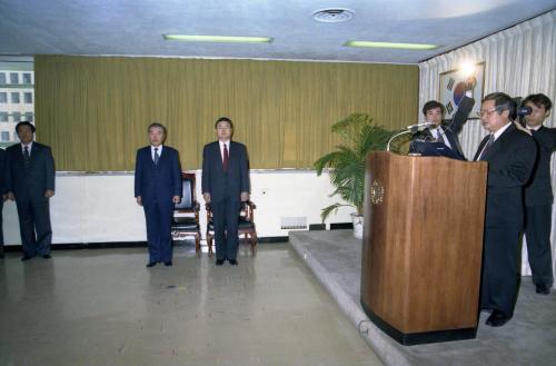 최창윤 공보처 장관 공보처 시무식 이미지